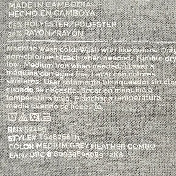 Time and Tru Long Sleeve Baseball Tee Women's Size 2XL - Picture 3 of 4